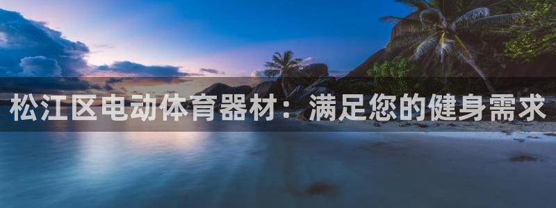 星奥娱乐招聘：松江区电动体育器材：满足您的健身需求