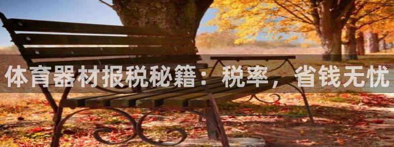 星奥娱乐微博：体育器材报税秘籍：税率，省钱无忧