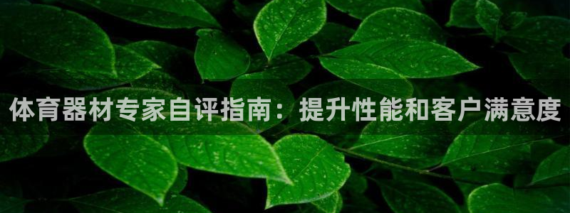 星欧娱乐扣款流程详解视频：体育器材专家自评指南：提升