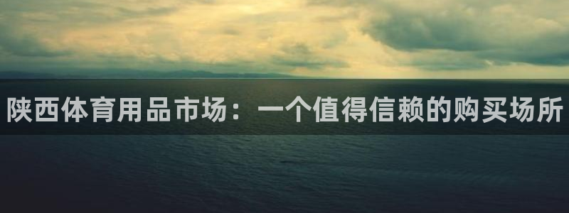 星欧娱乐用户名和密码：陕西体育用品市场：一个值得信赖的购买场